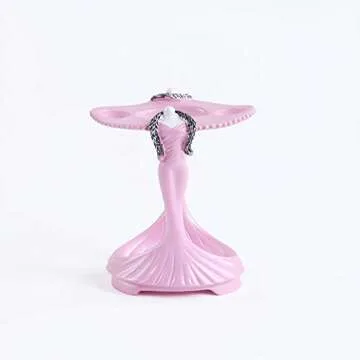 GASIYU Haute Pink Bathroom Accessory Set,Soap Dish, Dispenser, Toothbrush Holder and Tumbler Collection,5pc Bath Accessory Set