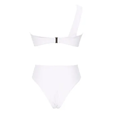 Stylish One Shoulder High Waisted Bikini Set for Women
