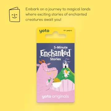 Yoto 5-Minute Enchanted Stories – Kids Audio Card for Use with Player & Mini All-in-1 Audio Device...