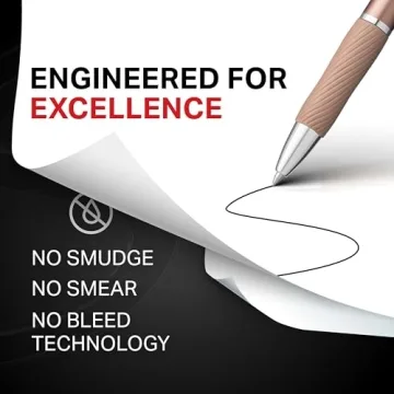 Sharpie S-Gel Pens, Premium Metal Finish, 4 Count