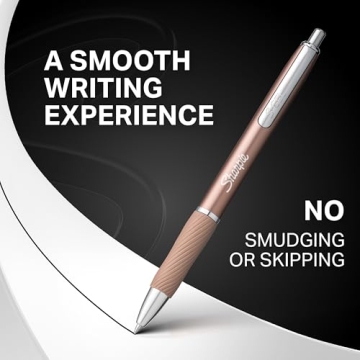 Sharpie S-Gel Pens, Premium Metal Finish, 4 Count