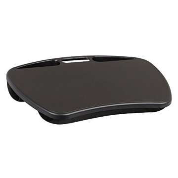 LapGear MyDesk Lap Desk - Black - Fits up to 15.6 Inch laptops - Style No. 45348