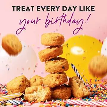 Low Carb Birthday Cake Mini Treats - Keto Muffins Snack