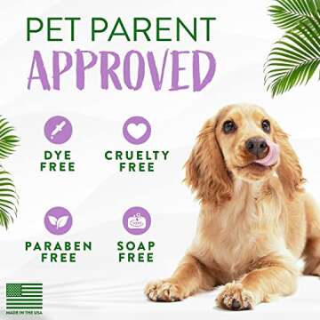 TropiClean Dog Perfume, Long Lasting Kiwi Cologne, Deodorizing Spray for Smelly Dogs, After Bath Detangling Spray with Vitamin E, Safe for Cats, 8oz.