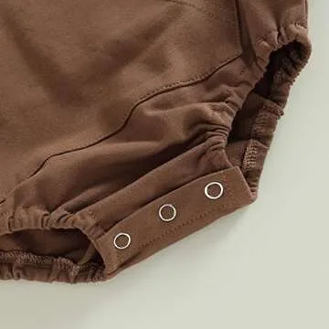 xiqaalombvt Cozy Baby Hoodie Romper for Boys and Girls