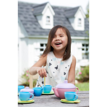 Green Toys Tea Set Perfect for Imaginative Play