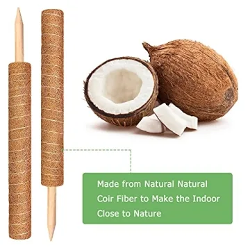 Augshy 43 Inch Moss Pole - Perfect for Indoor Climbing Plants