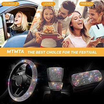 Bling Car Accessories for Women | Stylish Steering Wheel Cover