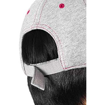 Disney Set Mickey & Minnie Hats Baseball Cap Men's Women's 2 Pack (Red MOM & Grey DAD)