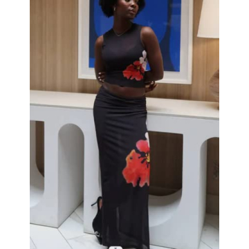 Stylish Women 2 Piece Long Skirt Sets for Every Occasion