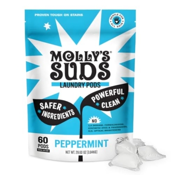 Molly's Suds Laundry Detergent Pods | 60 Count | Eco-Friendly & Gentle for Sensitive Skin