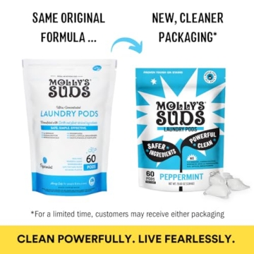 Molly's Suds Laundry Pods - Safe & Effective Detergent