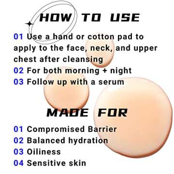 EqualRXN Mushroom B5 Toning Cocktail | Hydrating & Calming Facial Toner | Soothing & Redness Relief with Mushrooms & 2% Panthenol | Green Tea Fresh Skin Toner for Acne Prone & Sensitive & Dry Skin