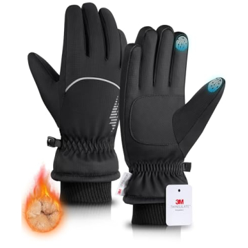 rivmount Winter Gloves Women Men, Thermal Ski Gloves for Cold Weather with Warm, Waterproof, Touchsc...
