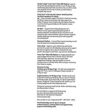 Revival Animal Health Breeder's Edge Foster Care Feline- Powdered Milk Replacer- for Kittens & Cats- 20 lbs