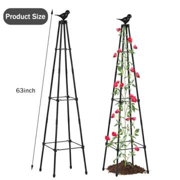Garden Trellis for Climbing Plants, Durable and Elegant