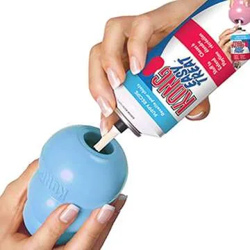 KONG Puppy Chew Toy - Natural Teething Rubber Toy for Dogs