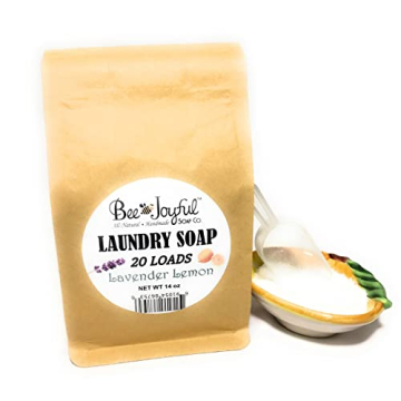 Bee Joyful Lavender Lemon Laundry Soap - All-Natural Powder for Clean Clothes
