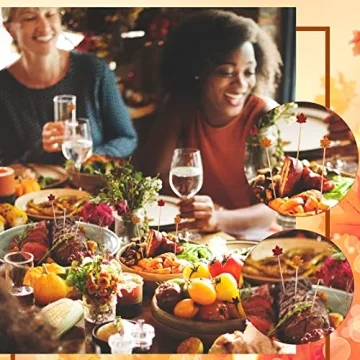 WILLBOND 200 Pcs Bamboo Cocktail Picks for Parties