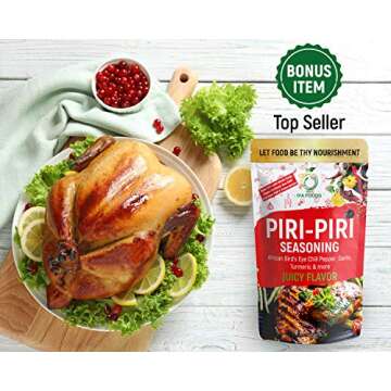 The 10 must have Spices Gift Box for your dishes. Cayenne Pepper, Chili Flakes, Ginger, Turmeric, Garlic, Onion, Sweet Paprika, Black Pepper Ground, Parsley Flakes, Thyme