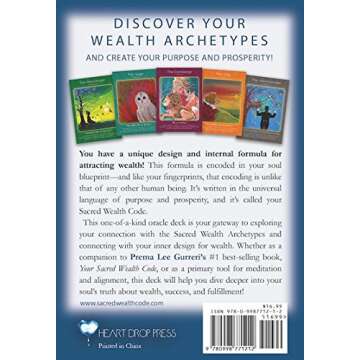 Your Sacred Wealth Code Oracle Cards: A Daily Practice to Unlock Your Soul Blueprint for Purpose & Prosperity (A 23 Card Deck & Guidebook)
