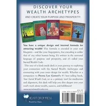 Your Sacred Wealth Code Oracle Cards: A Daily Practice to Unlock Your Soul Blueprint for Purpose & Prosperity (A 23 Card Deck & Guidebook)