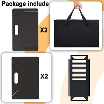 Adreak 18" Portable Fire Pit with BBQ Tray - Ideal for Camping & Backyard