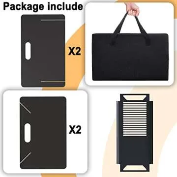 Adreak 18" Portable Fire Pit with BBQ Tray - Ideal for Camping & Backyard