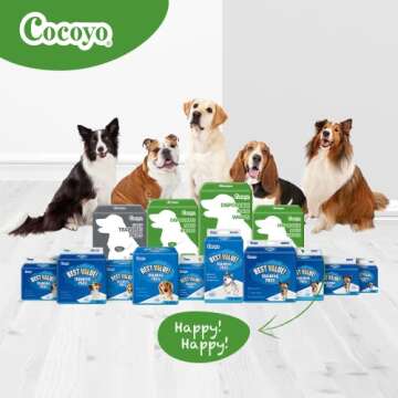 Premium COCOYO Dog Training Pads with Odor Control