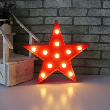 Pooqla Star Light Marquee LED Decor for Special Events