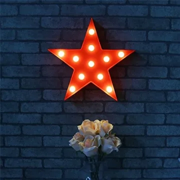 Pooqla Star Light Marquee LED Decor for Special Events