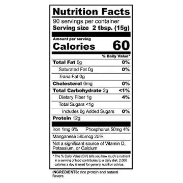 Nutribiotic Rice Protein Vanilla 3 lb - Plant-Based Protein