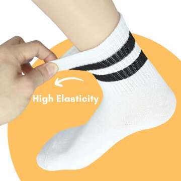 MARRON SMITH Cotton Stripe Socks - Stylish Comfort for All