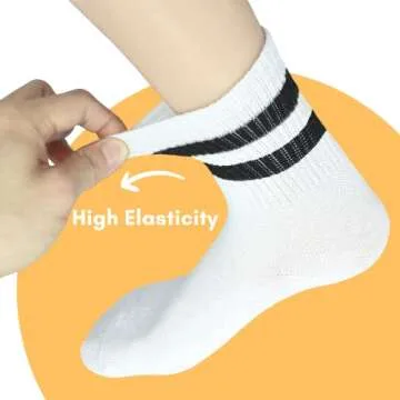 MARRON SMITH Cotton Stripe Socks - Stylish Comfort for All