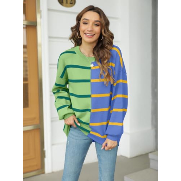 Discover Stylish Comfort with Fisoew Striped Pullover