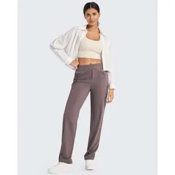 G4Free Women’s Yoga Dress Pants with Pockets - Stylish & Comfy