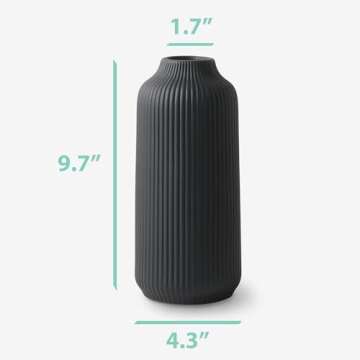 flature Nordic Style Ceramic Vase for Boho Decor