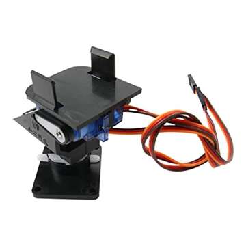 Mini Pan/Tilt Camera Platform Anti-Vibration Camera Mount w/ 2 Servos Aircraft FPV