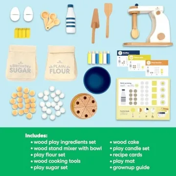 KiwiCo Bake-a-Cake Stand Mixer Kids Baking Set 3+