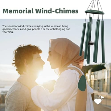 FSVGYY Wind Chimes - 32" Deep-Tone Outdoor Decor
