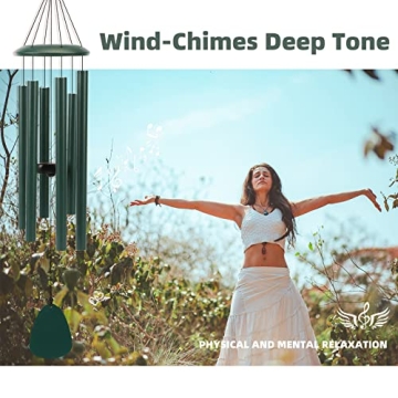 FSVGYY Wind Chimes - 32" Deep-Tone Outdoor Decor