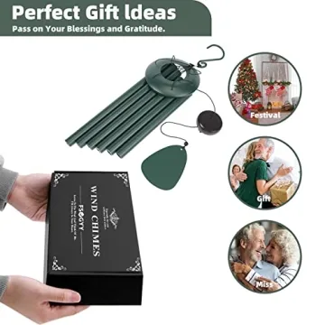 FSVGYY Wind Chimes - 32" Deep-Tone Outdoor Decor