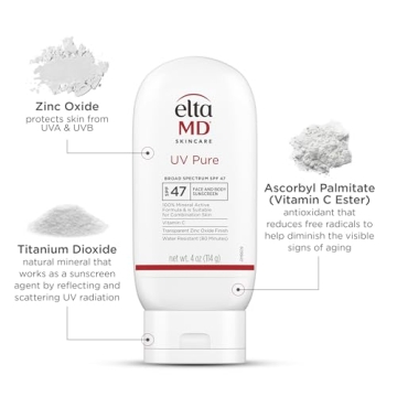 EltaMD UV Pure Sunscreen SPF 47 for Face and Body