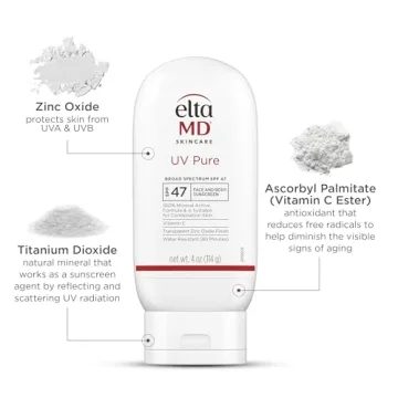 EltaMD UV Pure Sunscreen SPF 47 for Face and Body