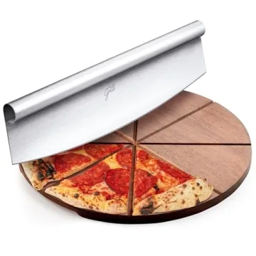 Hans Grill Pizza Cutting Board & Cutter Set - Perfect for Chefs