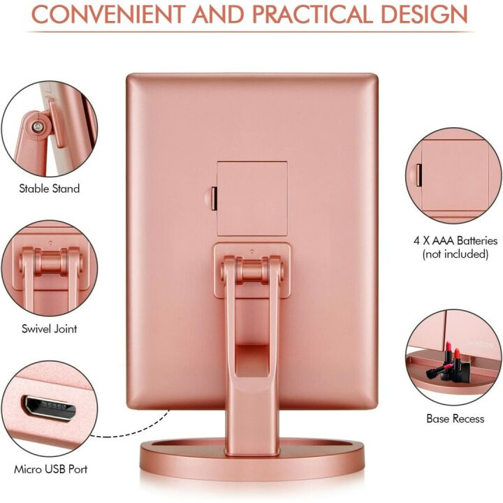 Flymiro Tri-fold Makeup Mirror