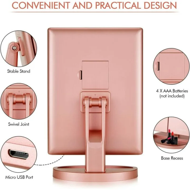 Flymiro Tri-fold Makeup Mirror