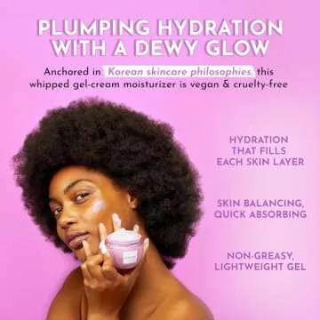 Glow Recipe Plum Plump Hyaluronic Acid Face Cream, Travel Size - Hydrating, Firming & Plumping Facia...