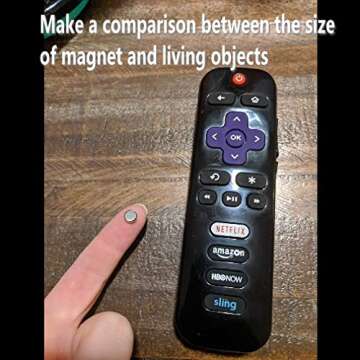 Deryun 60 Pack Mini Magnets for Crafts & Organizing