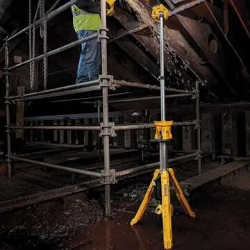 DEWALT 20V MAX LED Work Light, 3000 Lumens of Brightness with 3 Modes, Tripod Base, Bare Tool Only (DCL079B)